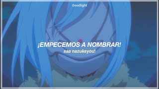 Tensei Shitara Slime Datta Ken OP 1 Full  Nameless Story  Sub Español  Romaji [upl. by Ellerad]