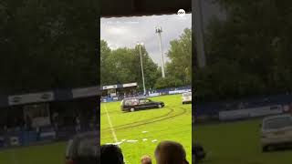 Soccer match abandoned after hearse drives onto pitch in England  ABC News [upl. by Lomaj]