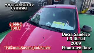 Dacia Sandero 15 Diesel 2009 2999€ [upl. by Ayatnahs49]