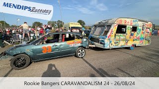 Mendips Raceway Rookie Bangers CARAVANDALISM 24 [upl. by Gaston720]