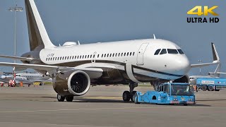 Airbus A319NEO Corporate Jet LXTCB Silver Arrow 97CB  AMS  BSL [upl. by Selway491]