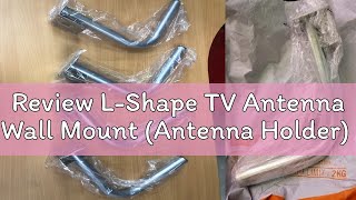 Review LShape TV Antenna Wall Mount Antenna Holder [upl. by Nylarak930]