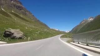 Silvretta Hochalpenstrasse talwärts nach Galtür 23062016 [upl. by Esinad]