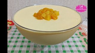 MOUSSE DE PÊSSEGO RÁPIDO E FÁCIL com CozinhandoComNane [upl. by Einaoj]