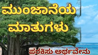 ಮುಂಜಾನೆಯ ಮಾತುಗಳು  ಮಂಕುತಿಮ್ಮನ ಕಗ್ಗ 34quotಪರಕಿಸು ಅರ್ಥವೇನುquotMankutimmana Kagga  34 DVG Morning Talk [upl. by Dorraj938]