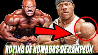 🔴🔥¿QUERÉS LA MEJOR RUTINA DE HOMBRO🥶🔴  RUTINA DE HOMBRO DEL 7X VECES CAMPEÓN DEL MR OLYMPIA🏆🏆 [upl. by Lonna]