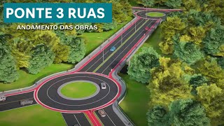 LIGAÇÃO DAS PONTE quotDAS 3 RUASquot COM A UFPB  ANDAMENTO DAS OBRAS  JOÃO PESSOA [upl. by Saile]