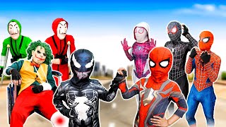 PRO 4 SPIDERMAN amp KID SPIDERMAN  Hey SPIDERMAN Rescue KID SPIDERMAN amp KID VENOM From Joker  MORE [upl. by Eremahs]