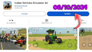 Finally 08102024 Ko Update आ जायेगा 😮 Indian Vehicles Simulator 3D New Update Coming [upl. by Penny802]