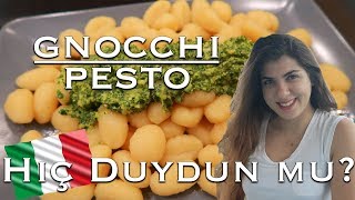 Gnocchi ve Kolay Pesto Sos Tarifi  İtalyada ne yenir  SERAY [upl. by Ulrikaumeko]