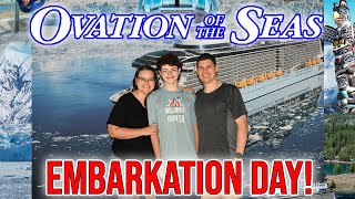 Ovation of the Seas  Embarkation Day [upl. by Eecyal326]