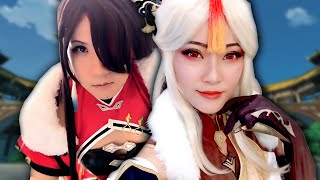 Beidou x Ningguang Cosplay Stream feat yingverse [upl. by Nicodemus860]