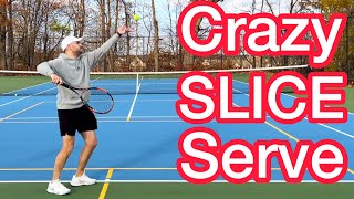 This SLICE Serve Is Almost UNRETURNABLE Tennis Strategy Explained [upl. by Rod]