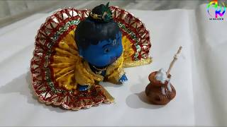 DIY Laddu Gopal  Simple And Easy Way to Make Laddu Gopal At Home [upl. by Ardnasak754]