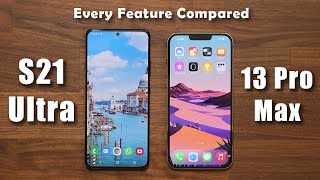 iPhone 13 Pro Max vs Samsung Galaxy S21 Ultra  FULL COMPARISON [upl. by Anawqahs]
