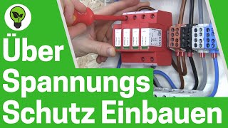 Überspannungsschutz Einbauen ✅ ULTIMATIVE ANLEITUNG Wie Dehn Überspannungsableiter Anschließen [upl. by Cid45]