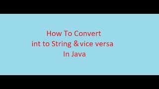 Java Basics Course  25Integer class  parseInt amp toString ARABIC [upl. by Eirrehc]