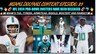 🐬👆🏈 NFL PRO BOWL ROSTER RELEASED SIX PHINS REPRESENTED 🏈🐬👆 MDC EP83 [upl. by Kenleigh822]