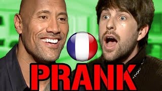 The Rock Interview PRANK VOSTFR [upl. by Ahsemac]