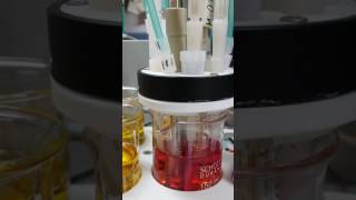 Titration Zn with EDTA Xylenolorange indicator [upl. by Anitsud]