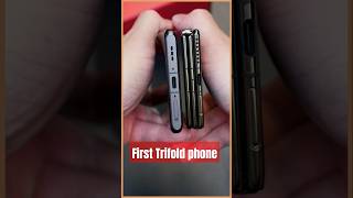 World first Trifold phone shorts youtubeshorts  tri fold phone huawei  best fold phones 2024 [upl. by Akihsal]