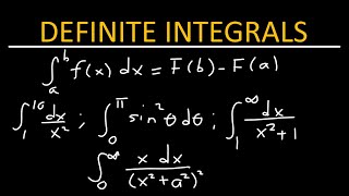 Definite integrals  Calculus [upl. by Boeke420]