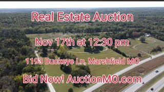 Home 5ac Shop Auction Marshfield MO [upl. by Sirrad]