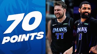 Kyrie Irving amp Luka Doncic GO OFF For 70 PTS COMBINED  February 22 2024 [upl. by Margherita]