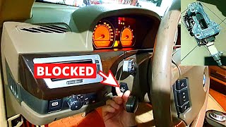 BMW e65 e66 Blocked Steering Column Replace [upl. by Godrich]