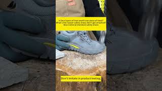 Safety shoe function test 0266F3 workshoesshorts guyisashoeswork boots [upl. by Gilbertson]