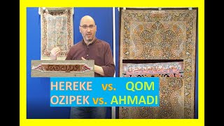 Viewer Question Persian Qum Ahmadi OR Turkish Hereke Ozipek Rug  Which Carpet would I buy [upl. by Aicenav899]