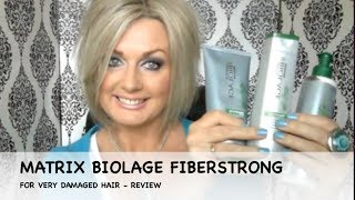 MATRIX BIOLAGE FIBERSTRONG  REVIEW [upl. by Fokos]