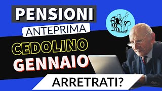 🌏 PENSIONI 👉 ANTEPRIMA CEDOLINO GENNAIO con NUOVI IMPORTI❗️CI SONO Anche ARRETRATI❓ [upl. by Dominy]