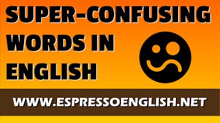 16 SuperConfusing Words in English [upl. by Leirud743]