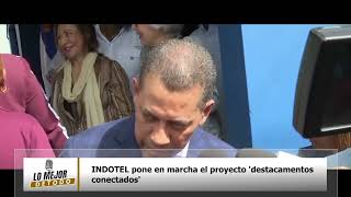 INDOTEL pone en marcha el proyecto destacamentos conectados [upl. by Hewart]