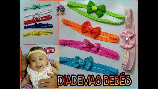 DIY DIADEMAS PARA BEBÉS💃 PASO A PASO  BABY DIADEMS STEP BY STEP [upl. by Dnomse403]