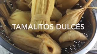 Tamalitos dulces [upl. by Anilejna]