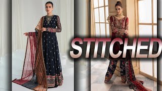 Jazmin amp Charizma Embroidered Chiffon Collection STITCHED Dress [upl. by Asilrahc]