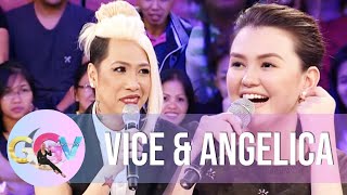 Angelica Panganiban teases Vice Ganda  GGV [upl. by Nyar193]