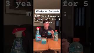 I drank windex once but I wasn’t 3… funny lol memes shorts [upl. by Neeneg]