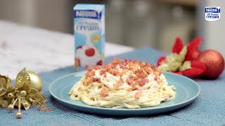 Carbonara Made Creampressive with Nestle All Purpose Cream [upl. by Pierre]