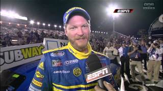 Dale Earnhardt Jr 3 win at Daytona 2010 [upl. by Haldan]