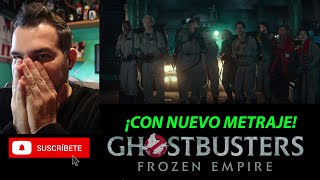 REACCIÓN al TRAILER de CAZAFANTASMAS IMPERIO HELADO GHOSTBUSTERS FROZEN EMPIRE 👻 [upl. by Popper61]