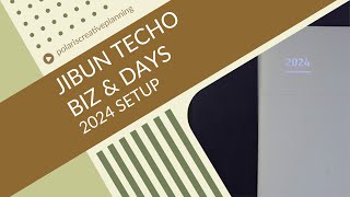 Jibun Techo Biz and Days 2024 Setup [upl. by Cohbath568]