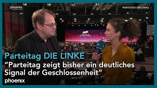 DIE LINKE Parteitag Sören Pellmann Gruppenvors im Interview [upl. by Yelir42]