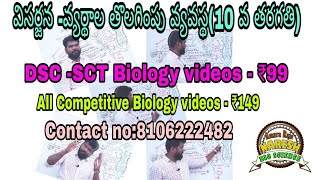 విసర్జనవ్యర్థాల తొలగింపు వ్యవస్థNARESH BIOSCIENCE [upl. by Wilbert]