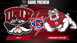 Fresno State  UNLV Preview Recorded 2hrs before Sluka news Not much changes for Fresno State [upl. by Ihsir472]