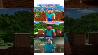 Which remake would you watch Minecraft Movie Animated Remake Comparison minecraft animation [upl. by Ecidnarb]