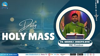 Hindi Holy Mass  9th October 2024  Father Shinoj Joseph SVD Atmadarshan Tv [upl. by Aramoj]