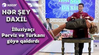 İlluziyaçı Anar Türkan Və Pərvizi Canlı Efirdə Göyə Qaldırdı [upl. by Kussell]